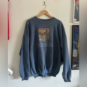 Louisiana Vintage Distressed Crewneck 🐺